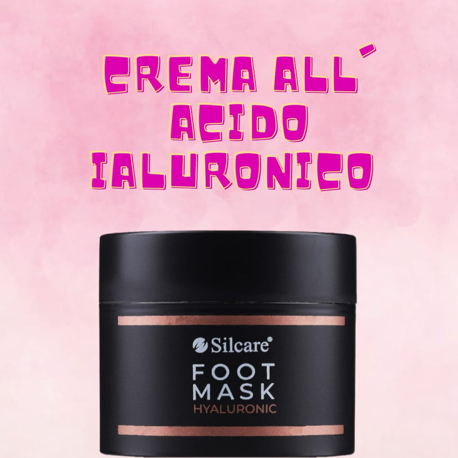 Maschera piedi all' acido ialuronico, formato da 150ml NewBeautyCharm