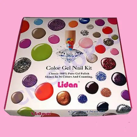 Kit 36 Pure Gel Uv Colorati Lidan Ricostruzione Unghie Nail Art Vasetti 7 Gr NewBeautyCharm