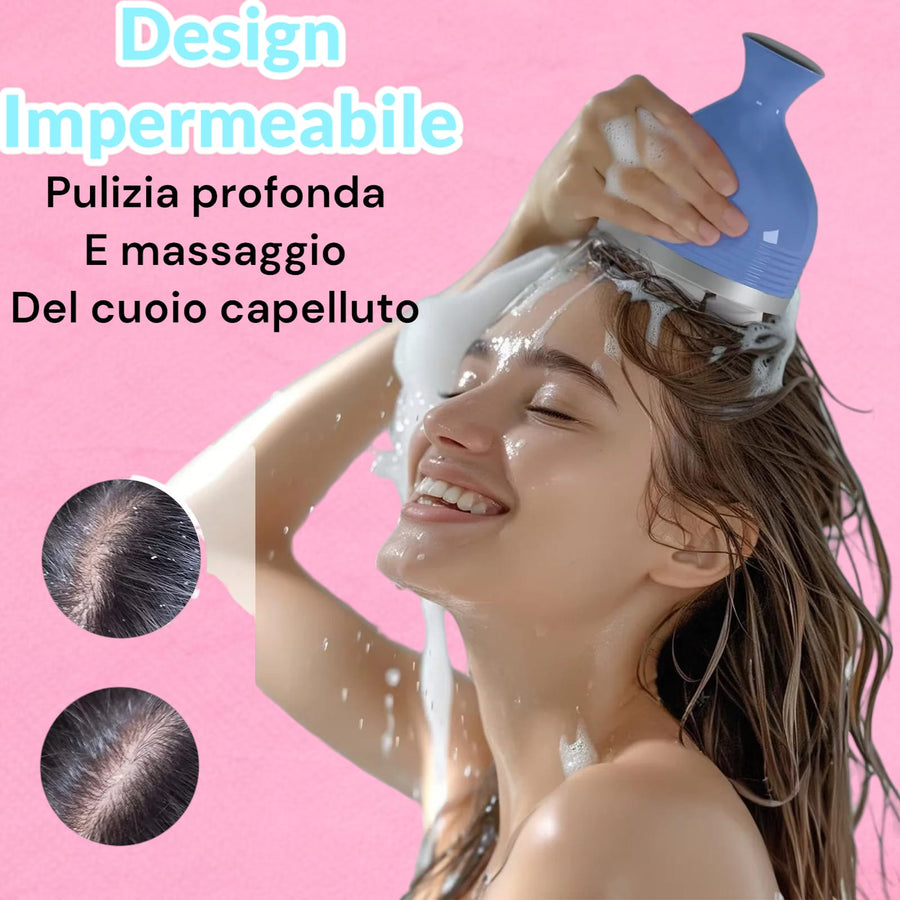 Massaggiatore cuoio capelluto per far risplendere i tuoi capelli NewBeautyCharm