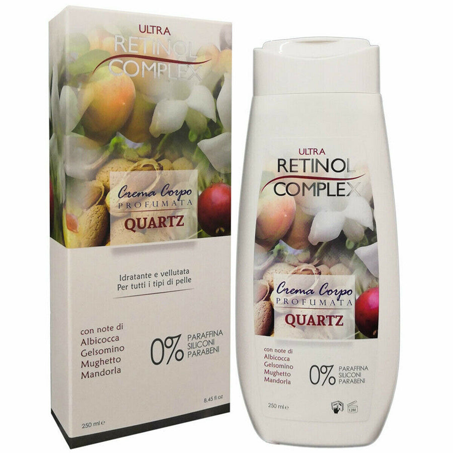 Retinol complex ultra crema corpo profumata fragranza 250ml quartz NewBeautyCharm