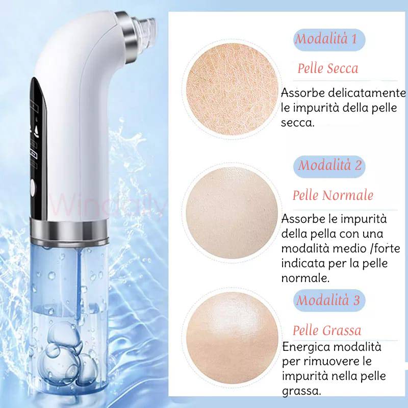 Aspiratore Professionale a bolle per punti neri e imperfezioni del viso Newbeautycharm™