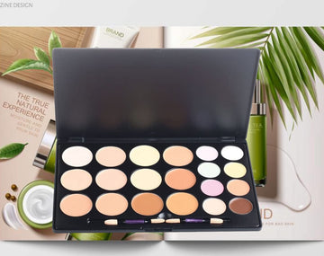 Meravigliosa Palette  da trucco Per correzione e contouring in Crema per viso e occhi NewBeautyCharm