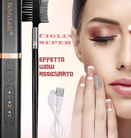 Riscalda ciglia Elettrico,  Scalda e piega  In Fretta  , effetto Wow assicurato NewBeautyCharm